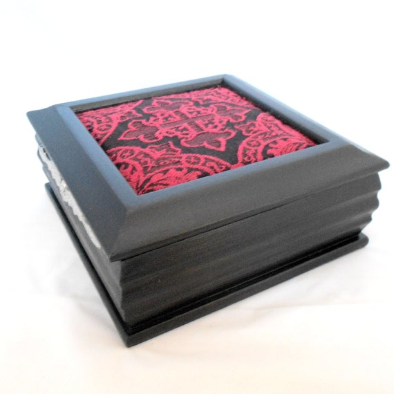 Gothic Jewelry Box Medieval Cross