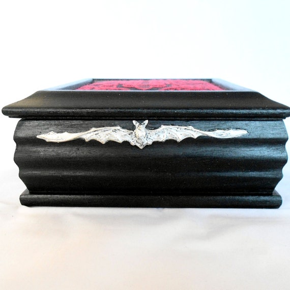 Gothic Jewelry Box Medieval Cross