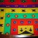 Vintage Scarf Kerchief Rayon Ethnic Europe