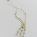 Italian VINTAGE-Collier 1960-ideal also for bride - silver and crystals-Art.112-
