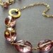 Pink Mystic Topaz Nuggets Necklace - 14K Goldfilled