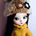 Silviacat OOAK hat for Blythe and Pullip