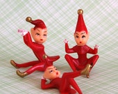 Red Pixie Cupcake Toppers (3) Il_170x135