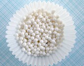 White Matte Sugar Pearls for Decorating Cupcakes and Cookies (2 ounces) Il_170x135