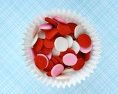 Red, Pink and White Jumbo Quins for Decorating Cupcakes, Cookies and Cakes for Valentine's Day (3 ounces) Il_170x135