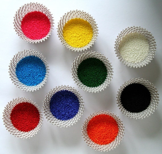 Rainbow Mix NonPareils for Decorating Cupcakes and Cookies (9 ounces) Il_570xn