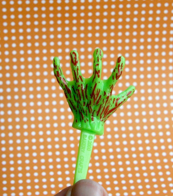 Zombie Hand Cupcake Picks - Monster Cupcake Toppers (12) Il_570xn