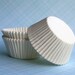 White Cupcake Liners / Baking Cups - BULK - 100 count