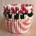 Pink and Black Zebra Stripe Mix Cupcake Liners (60)