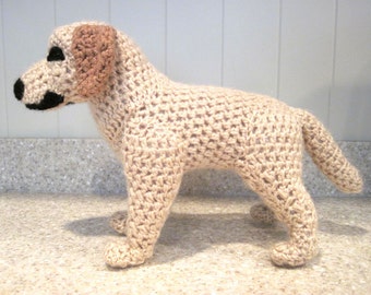 Crocheted Labrador Retriever PDF Pattern - Digital Download - ENGLISH ONLY