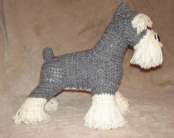 Schnauzer PDF Crochet Pattern - Digital Download - ENGLISH ONLY