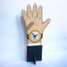 Handpainted wooden Clock Hand -- Mr Sloane