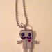 Mustache Robot Necklace