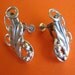 Vintage Earrings Silver Taxco Art Nouveau
