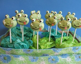 Popular items for frog cake pop on Etsy