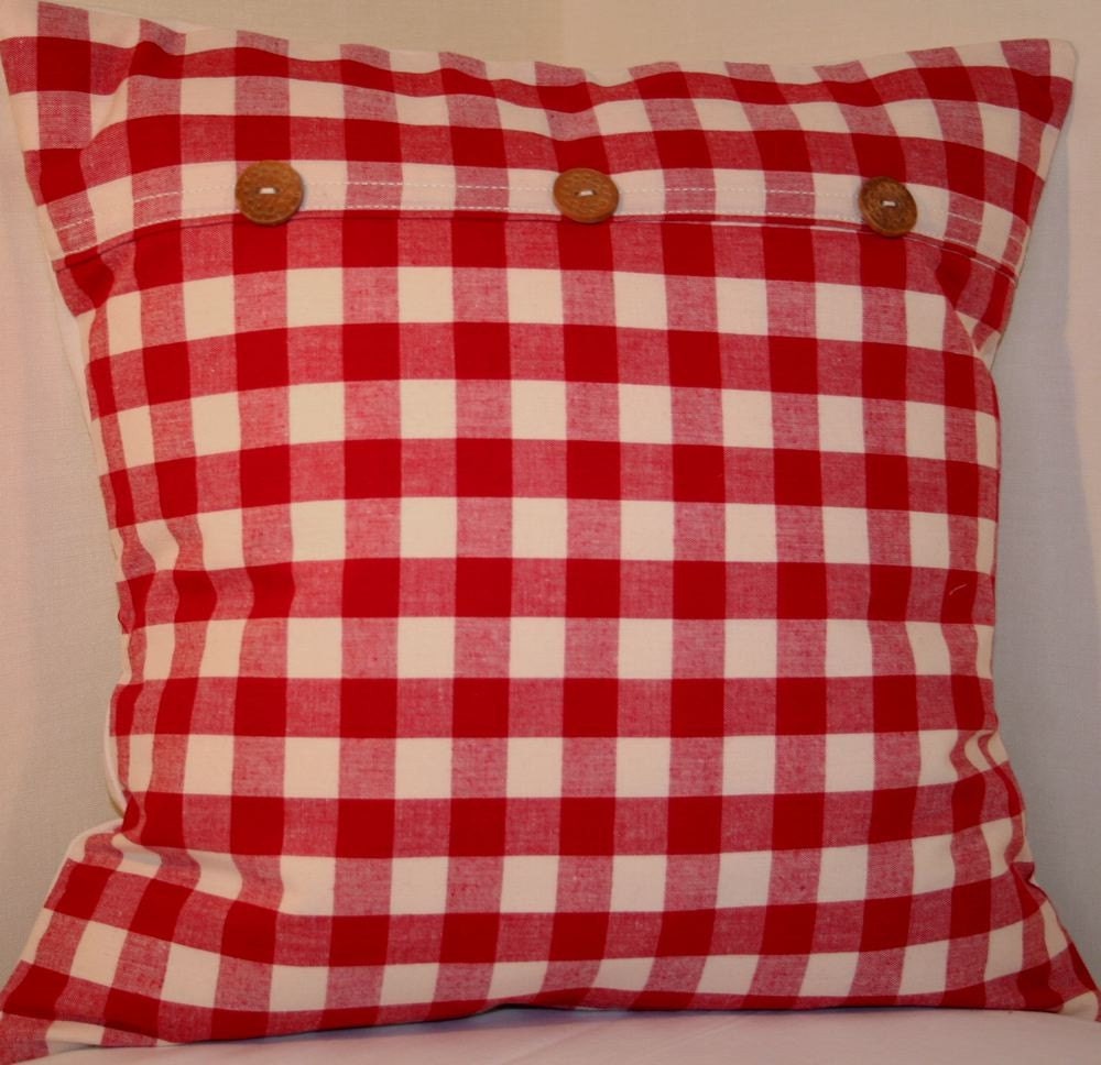 gingham cushion