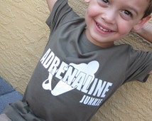 Baby / Kids Motorcycle T-Shirt - Adrenaline Junkie - il_214x170.158047325