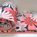 Chenille Baby Blanket ,Pink and Gray, Grey,, Flower Shower, Polyester Free