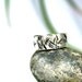 Men's Silver Palm Tree Fronds Ring - Palms in the Wind