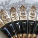 Silverware, Demitasse Spoons from Thailand, Decorated with Horn