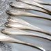 Silverware, Vintage Dessert Forks, Set of 8