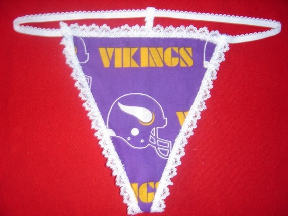 Items similar to Womens MINNESOTA VIKINGS G-String Thong Lingerie