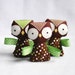 Stuffed Owl Baby Rattle