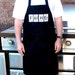 Father Periodic Table Elements Black Men's Grill Apron