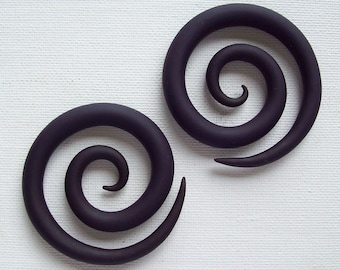 Super Spiral Plugs Gauges - Custom - Pick Your Color