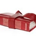 Graduation Gift - Handmade Leather Journal or Sketchbook - Deep Red