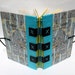 Eco-Friendly Journal or Sketchbook from Recycled Vintage Book Covers - Rebound Upcycled - Handmade