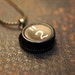 Vintage Typewriter Key Pendant Necklace Charm - Number Two and Quotations- Other Letters and Numbers Available GDJ