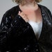 Vintage 1980s Jacket Laura Ashley Black Size Large