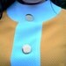 Vintage 1960s Dress Orange and White Mod Style