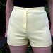 Vintage High Waisted Shorts Yellow Pinup Retro