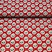 Japanese Cotton Print Fabric - French SOULEIADO - La Fleur d'Arles, Red - NT283
