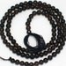 14 inch natural smokey quartz 3.9 mm. gemstone bead strand for fine jewelry making