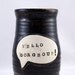 Hello Gorgeous - One Handmade Porcelain Travel Mug- 18 oz. - Ready to Ship