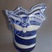 SALE - Hand Blown Art Glass Vase