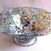 Hand Blown Art Glass Candy Bowl