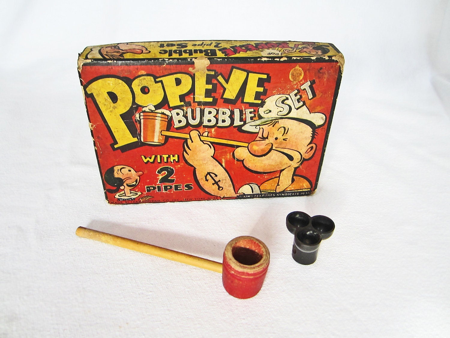 Popeye Bubble Set Pipe Transogram 1936