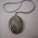 Fun Big MOD LOCKET necklace 1970s