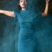 Off the Shoulder Slim Gown in Blue (or Choose Your Color)