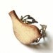 Wooden Bird Ring - SHABBY SPRING BIRD