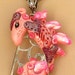 Heart Pink Dragon Pendant Necklace Jewelry Handmade Women's Fashion Accessories Polymer Clay