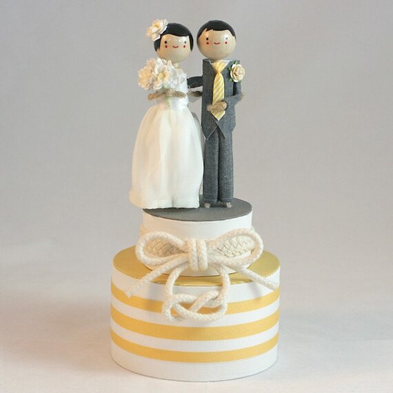  Wedding  Cake  Topper  CUSTOM ORDER TIE THE KNOT  by 