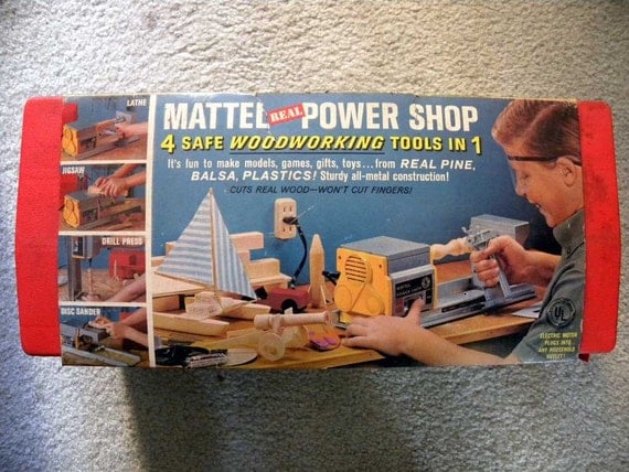 MATTEL 1965 REAL SHOP POWER WOODWORKING SHOP STOCK 4401