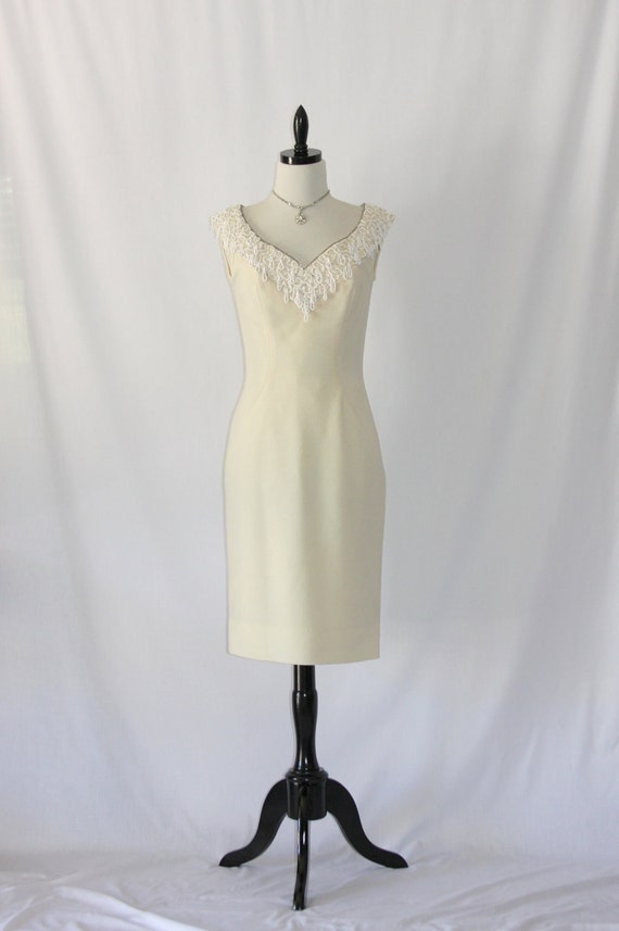 1960 s Short Vintage  Wedding  Dress  Designer Sydney 