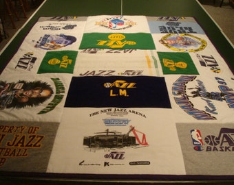 Custom T-Shirt Quilt TEAM BLANKET