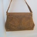 Vintage Art Nouveau Edwardian HAndtooled Leather HAndbag Early 1900's